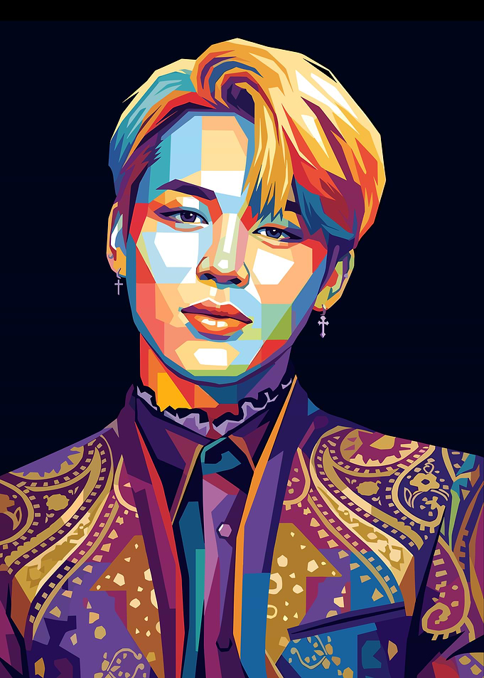 Jimin Pop Art Portrait
