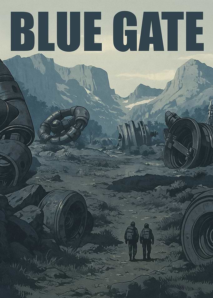 Blue Gate Sci-Fi Landscape from the ARC RAIDERS