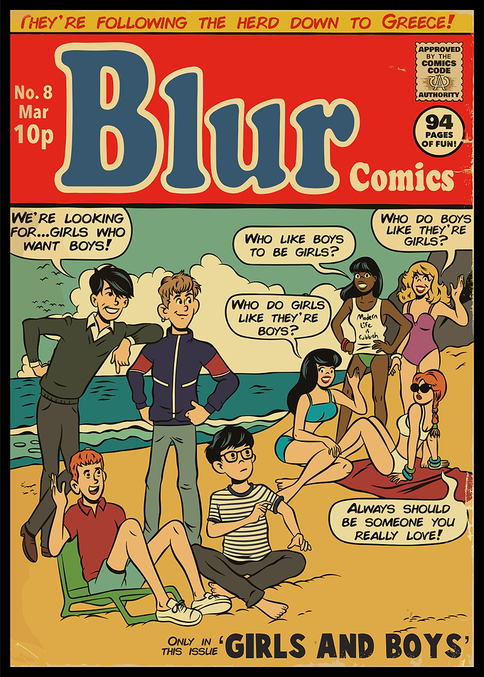 Blur Comics: Girls and Boys Cover