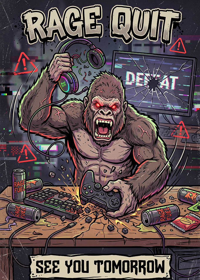 Rage Quit Gorilla Gaming