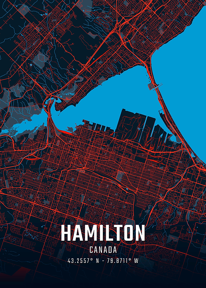 Hamilton City Map