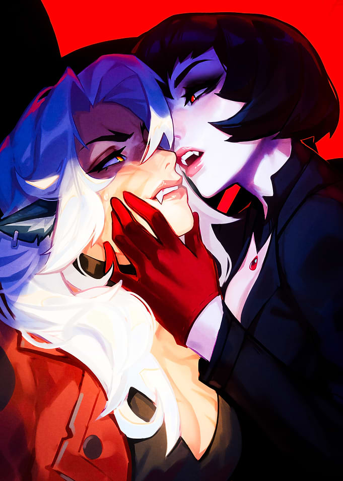 Vampire Kiss Anime Art