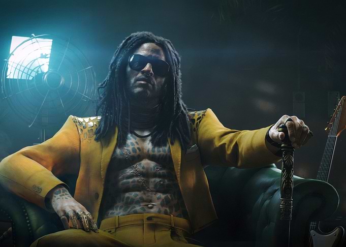Man with Dreadlocks in Yellow Suit