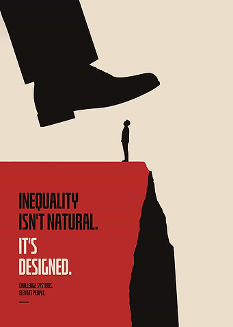 Inequality is Designed Poster