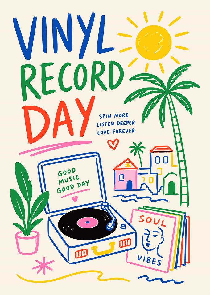 Vinyl Record Day Poster Print