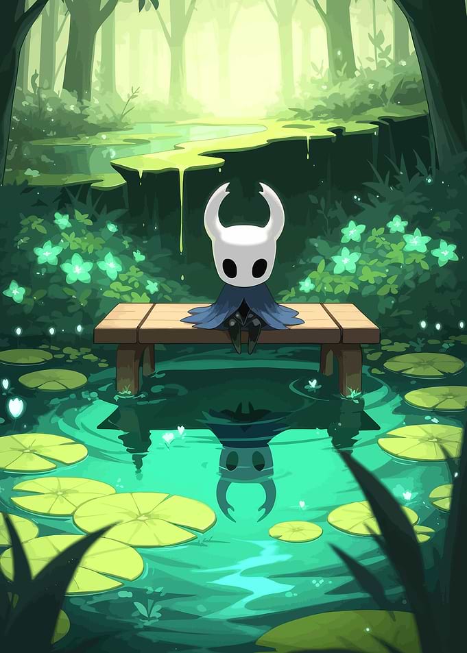 The Knight in a Forest Pond