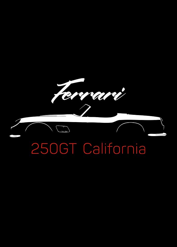 Ferrari 250GT California Silhouette