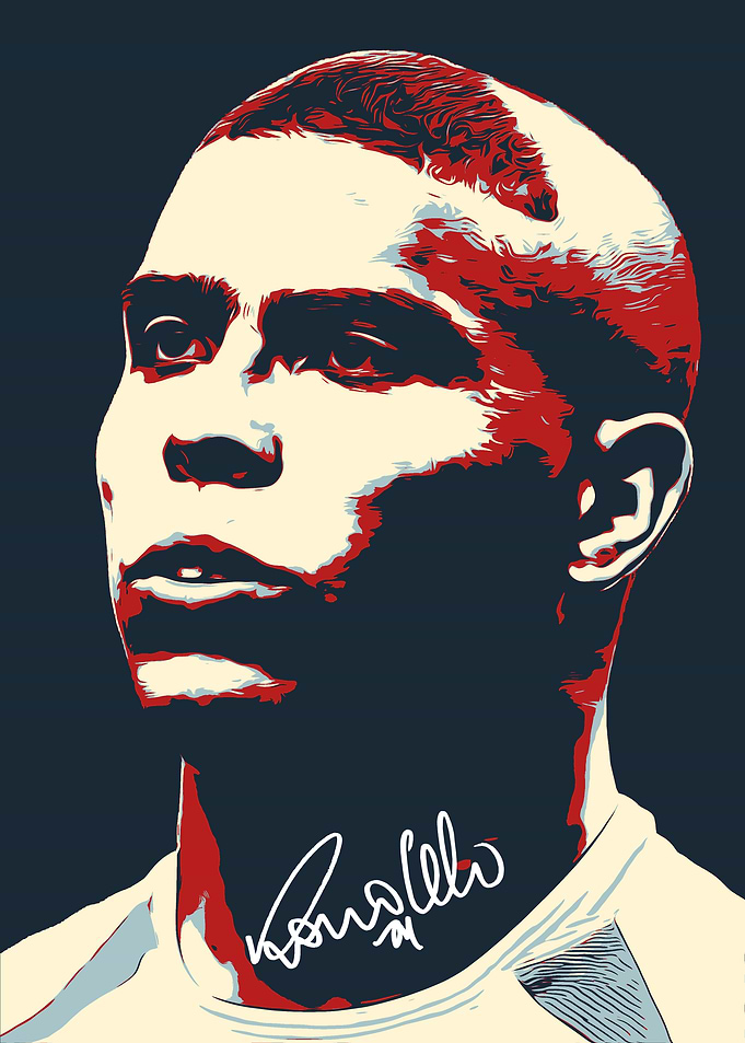 Ronaldo Nazario Pop Art