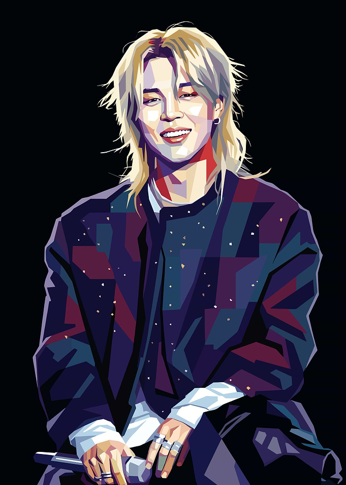Jimin Pop Art Portrait