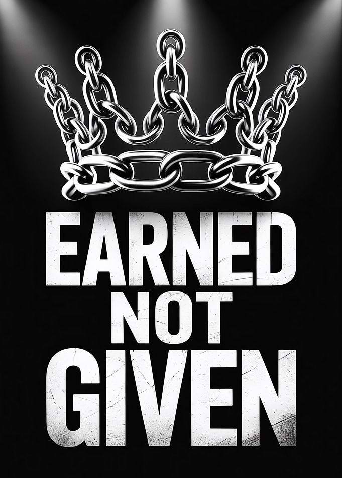 Earned Not Given Chain Crown