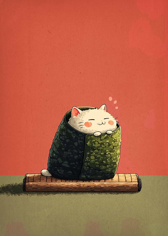 Cute Cat Sushi