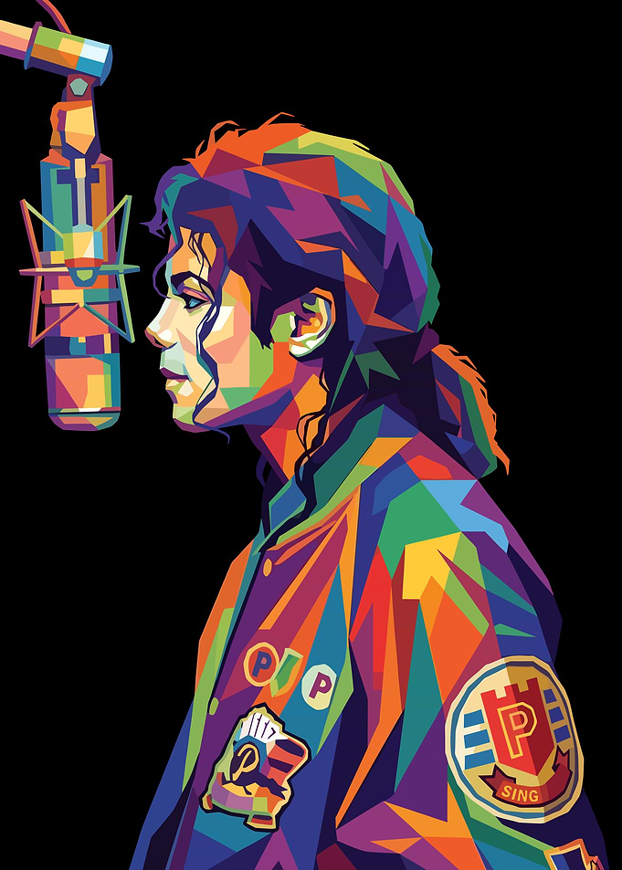 Michael Jackson Pop Art Portrait