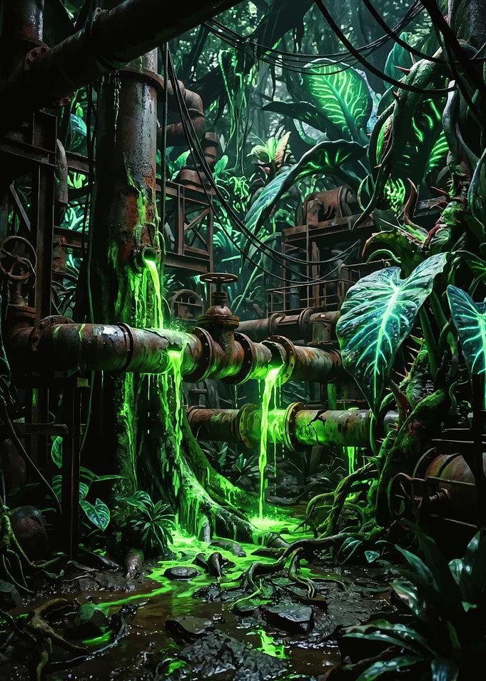 Overgrown Industrial Jungle