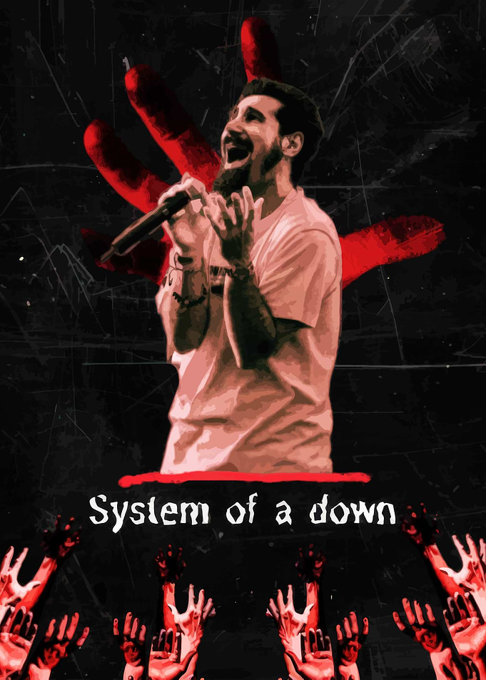 System of a Down Concert Poster