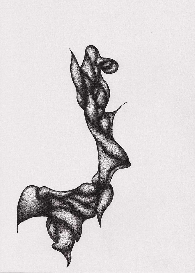 Abstract Stippled Form