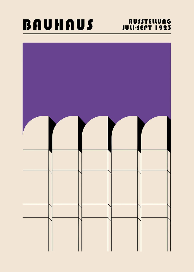 Bauhaus Exhibition Poster 1923