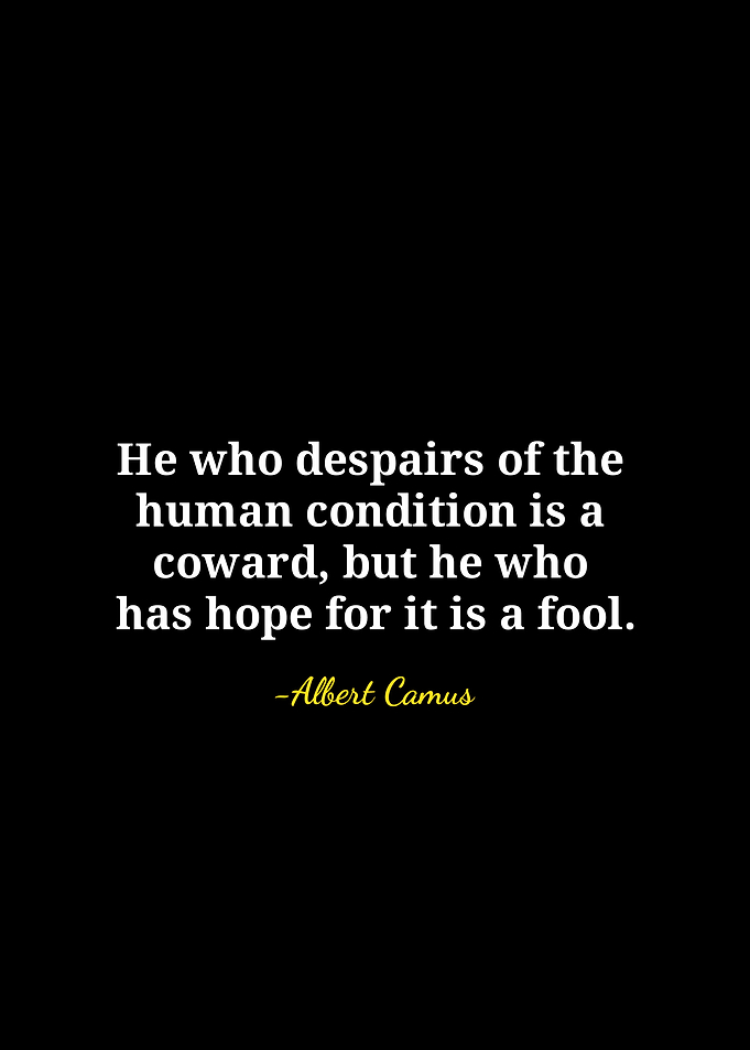 Albert Camus Quote on Hope