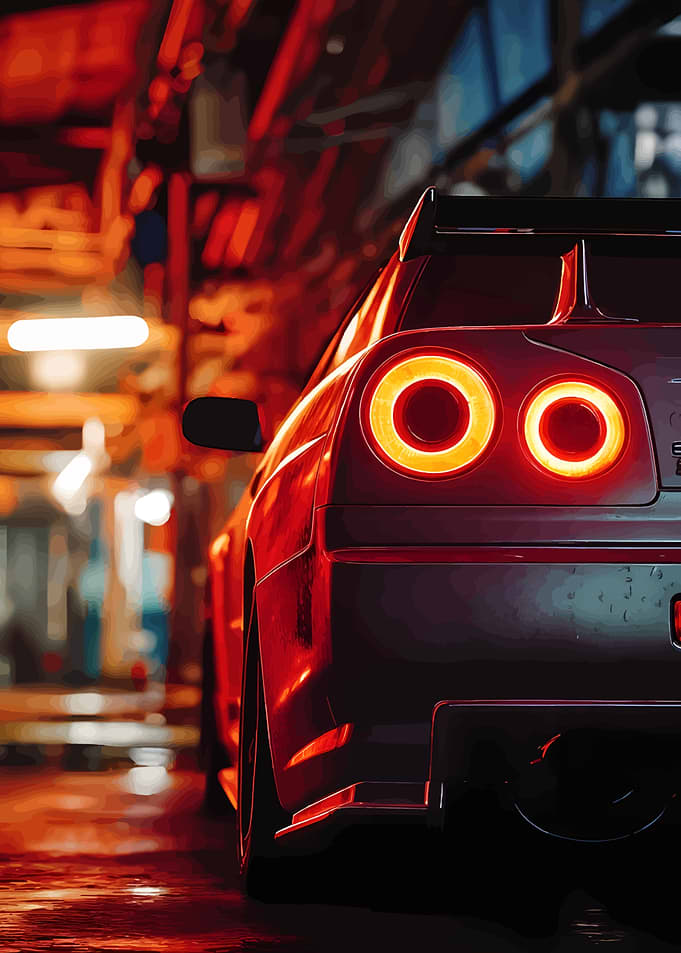 Nissan Skyline GT-R R34 Taillights