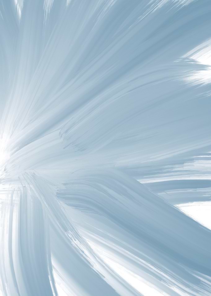 Abstract Blue Brush Strokes