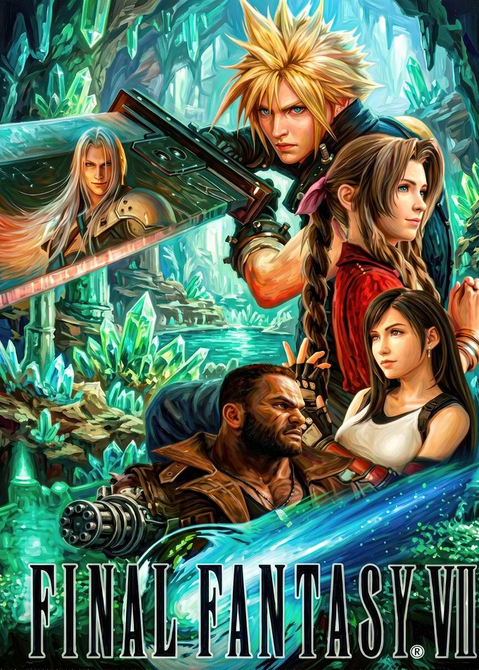 Final Fantasy VII Characters and Crystals