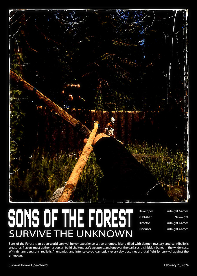 Sons of the Forest Game Poster