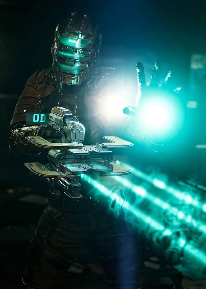 Isaac Clarke in Dead Space