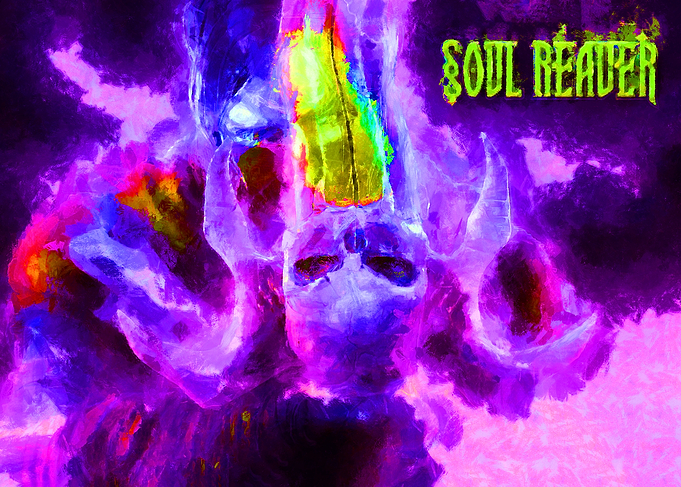 Soul Reaver Skull with Horns