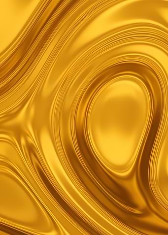 Abstract Gold Liquid Swirls