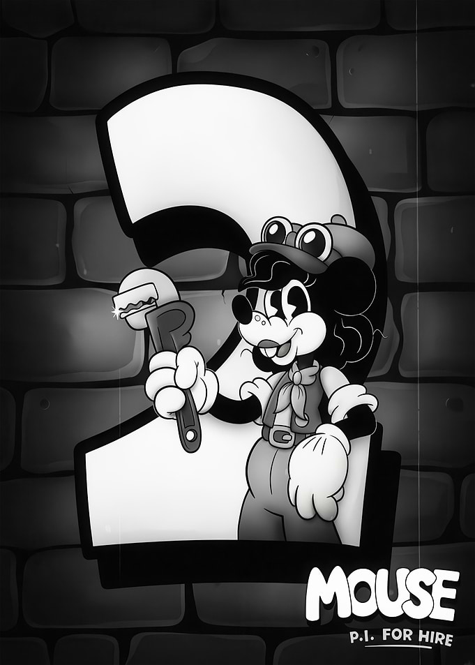 Steampunk Mouse P.I. for Hire