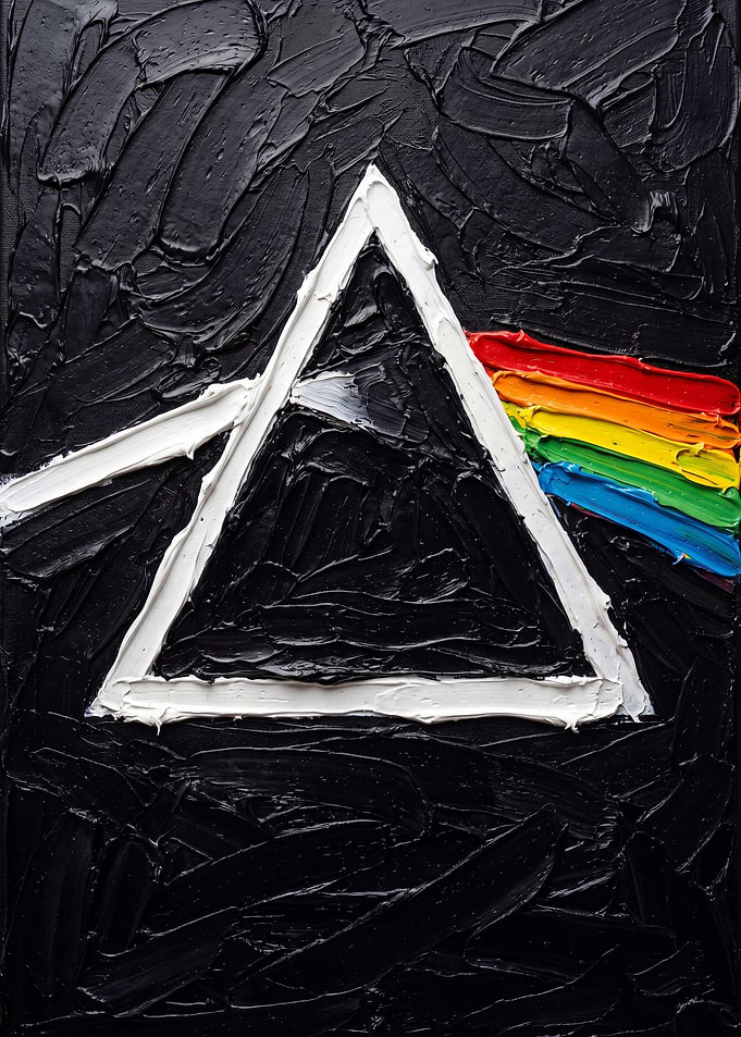 Dark Side of the Moon Album Cover Art Poster