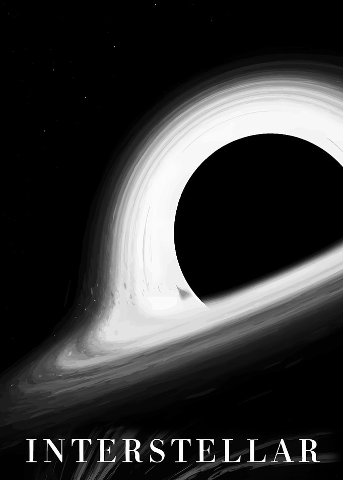 Interstellar Black Hole Poster