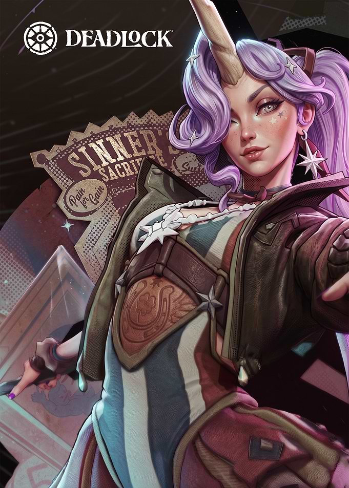 Deadlock Unicorn Character Art