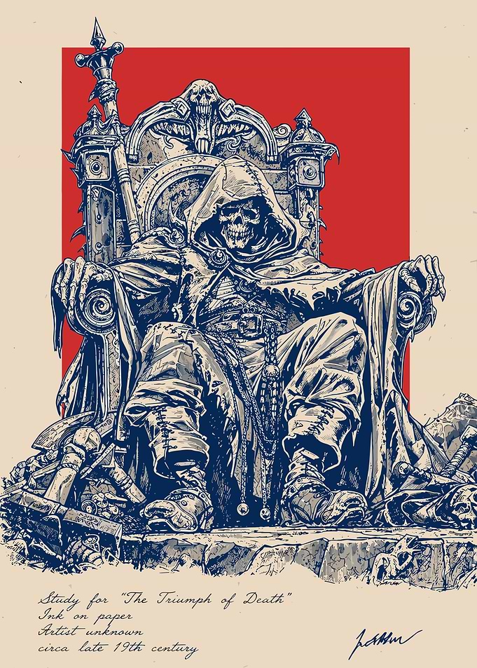 Grim Reaper on Throne