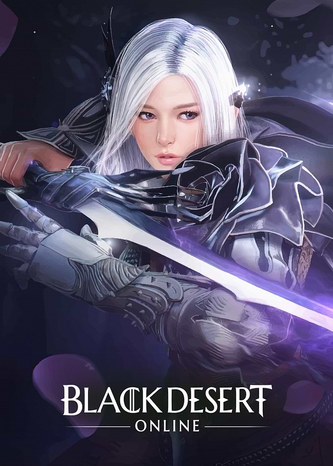 Black Desert Online Character with Sword