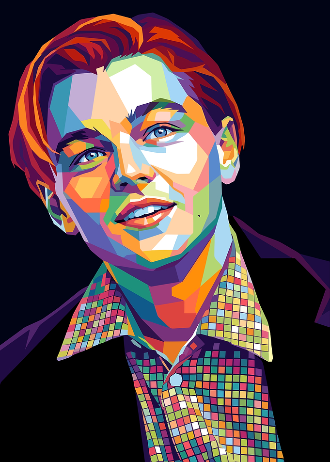 Leonardo DiCaprio Pop Art Portrait