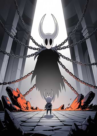 The Knight and the Hollow Knight