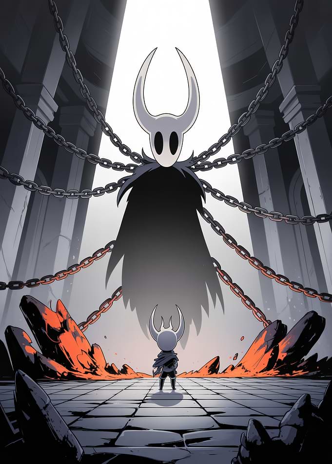 The Knight and the Hollow Knight