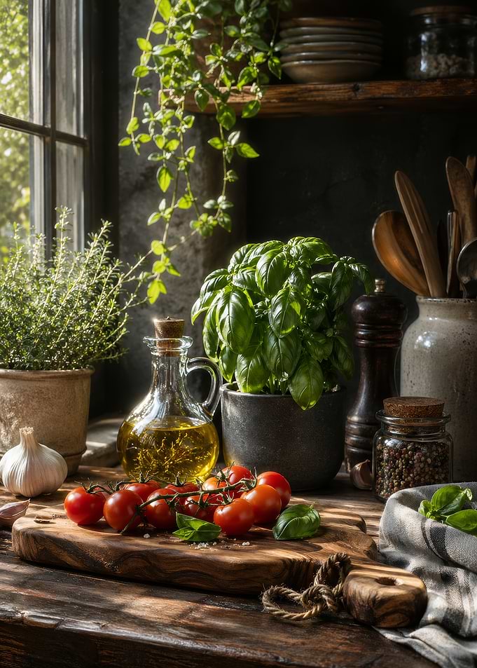 Fresh Ingredients for Italian Cooking