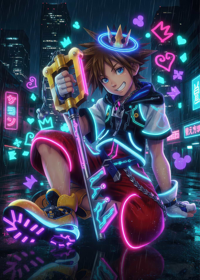 Sora in Neon City