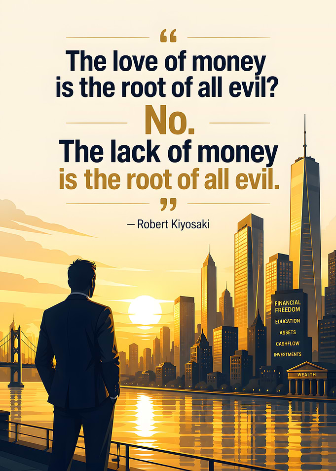 Robert Kiyosaki quote about money