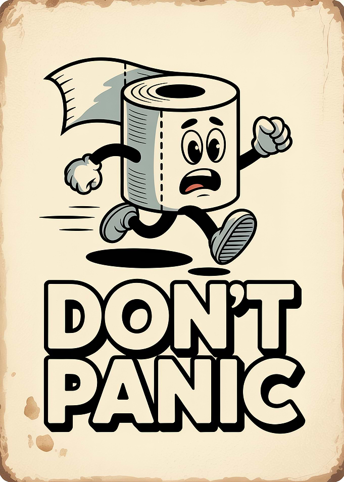 Don't Panic Toilet Paper