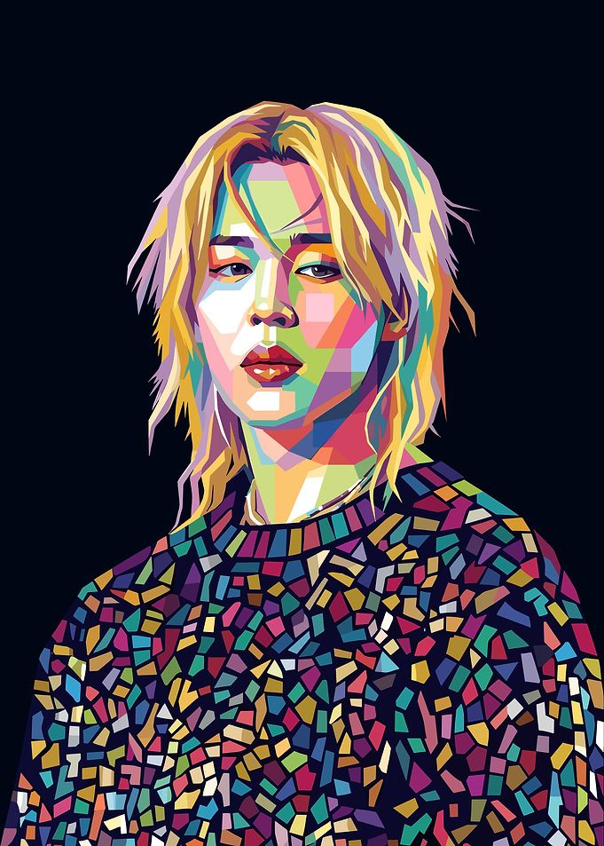 Jimin Pop Art Portrait