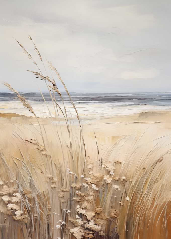 Beach Grass and Ocean
