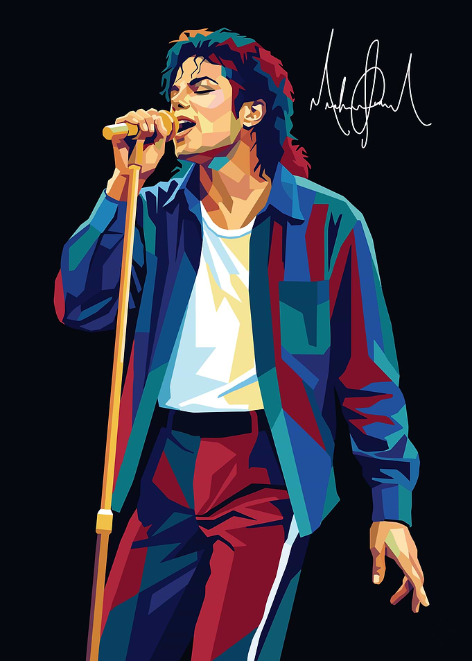 Michael Jackson Pop Art Portrait