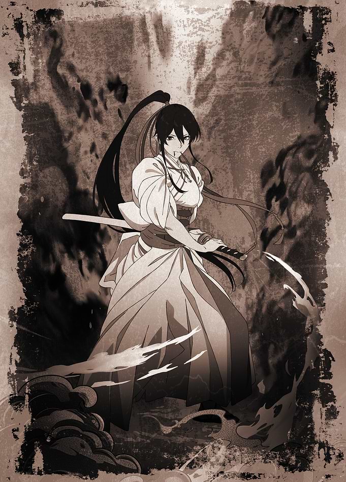Hell’s Paradise: Yamada Asaemon Sagiri - Vintage Sepia