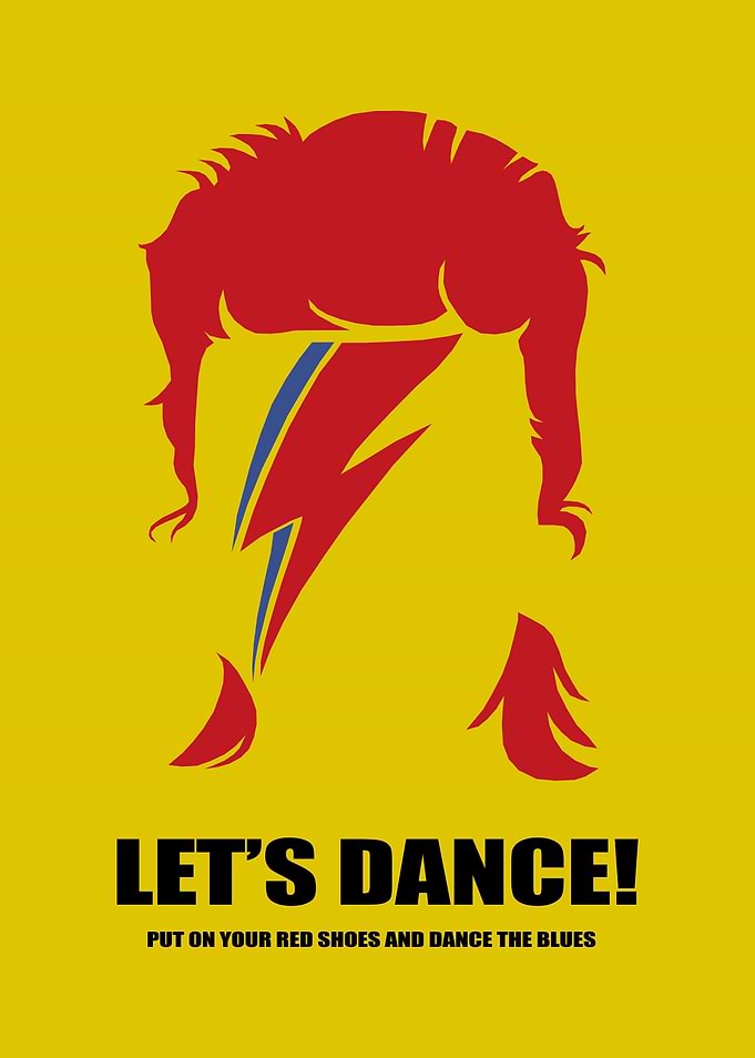 David Bowie Let's Dance Poster
