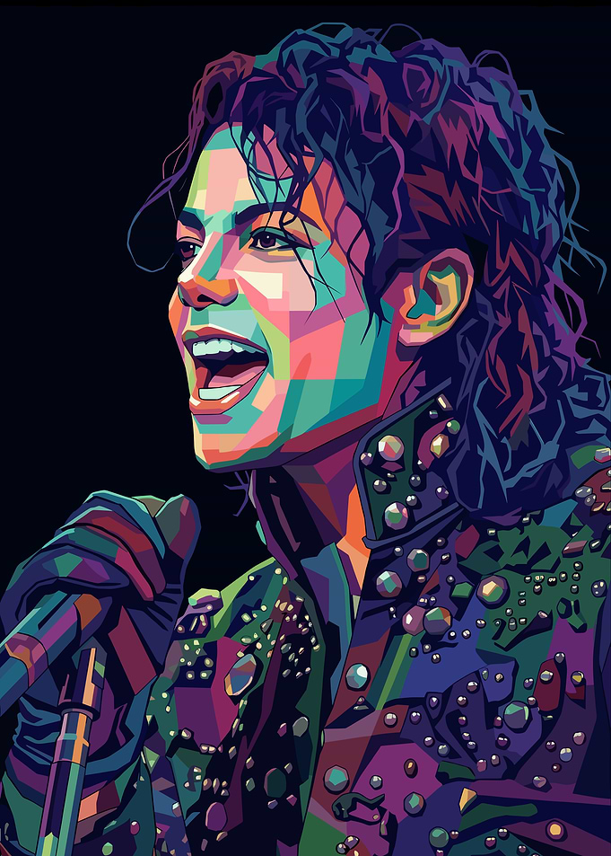 Michael Jackson Pop Art Portrait
