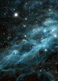 Cosmic Nebula with Stars