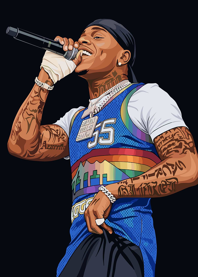 DaBaby Rapper Performing on Stage