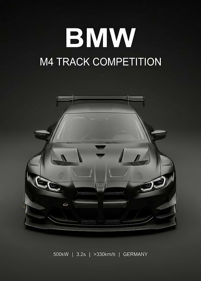 Track Competition BMW M4 Car